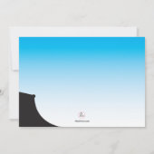 Einladung zum Skateboard-Typ (Rückseite)