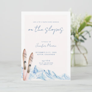 Einladung zum Ski Junggeselinnen-Abschied Weekend