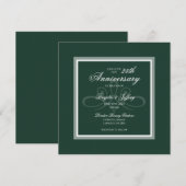 Einladung zum Smaragd-grünen Jubiläum (Vorne/Hinten)