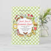 Einladung zum Sommeressen (Stehend Vorderseite)