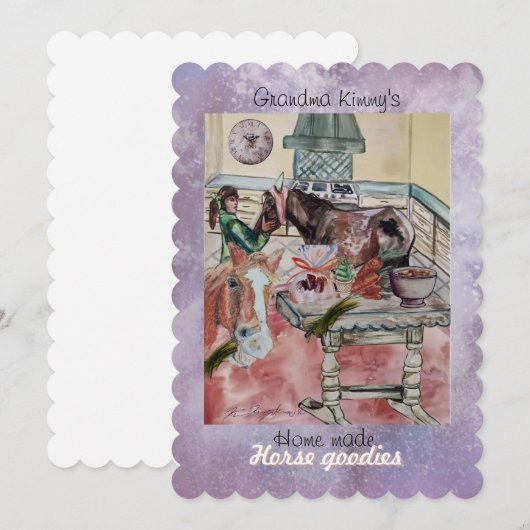 Einladung zum Sonderpferd (Vorne/Hinten)