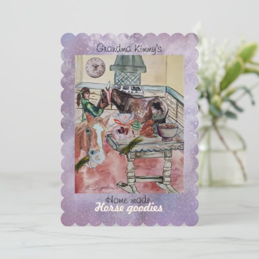 Einladung zum Sonderpferd (Stehend Vorderseite)