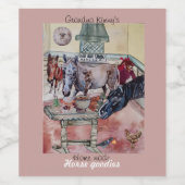 Einladung zum Sonderpferd Weinetikett (Einzelnes Label)