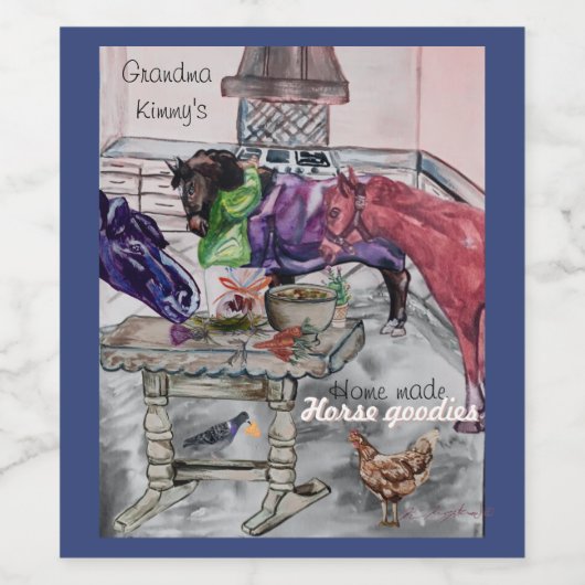 Einladung zum Sonderpferd Weinetikett (Einzelnes Label)