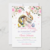 Einladung zum sonnigen Geburtstag - Pasteleier (Vorderseite)