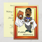 Einladung zum sonnigen Hochzeitstag (Vorne/Hinten)