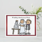 Einladung zum sonnigen Hochzeitstag (Stehend Vorderseite)