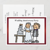 Einladung zum sonnigen Hochzeitstag (Vorne/Hinten)