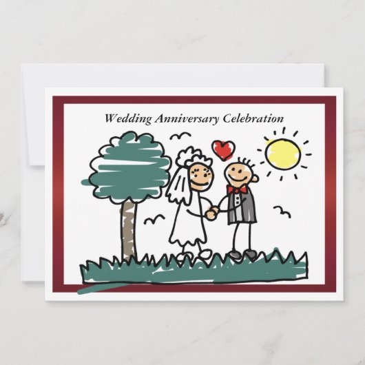 Einladung zum sonnigen Hochzeitstag (Vorderseite)