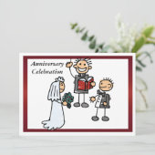 Einladung zum sonnigen Hochzeitstag (Stehend Vorderseite)