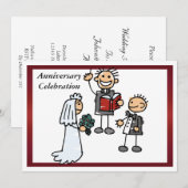 Einladung zum sonnigen Hochzeitstag (Vorne/Hinten)