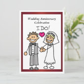 Einladung zum sonnigen Hochzeitstag (Stehend Vorderseite)