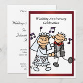 Einladung zum sonnigen Hochzeitstag (Vorne/Hinten)