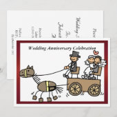 Einladung zum sonnigen Hochzeitstag (Vorne/Hinten)