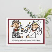 Einladung zum sonnigen Hochzeitstag (Stehend Vorderseite)
