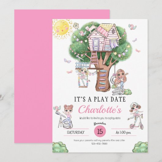 Einladung zum Spieldatum (Vorne/Hinten)