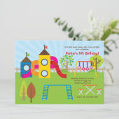 Einladung zum Spielplatz (Stehend Vorderseite)