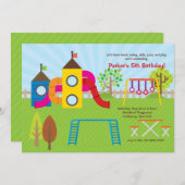 Einladung zum Spielplatz (Vorne/Hinten)