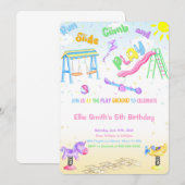 Einladung zum Spielplatz (Vorne/Hinten)