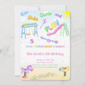 Einladung zum Spielplatz (Vorderseite)