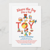 Einladung zum Spielzeugantrieb (Vorne/Hinten)