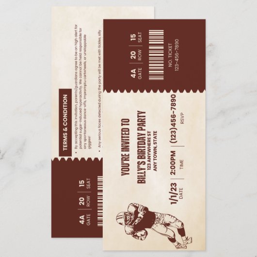 Einladung zum Sport (Vorne/Hinten)