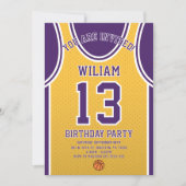 Einladung zum Sport zum Geburtstag (Vorderseite)