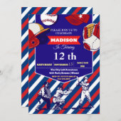 Einladung zum Sportticket Geburtstagsparty (Vorne/Hinten)