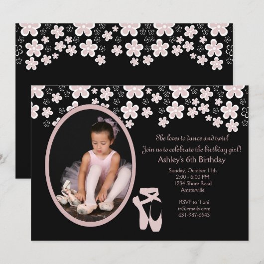 Einladung zum Spring Performance Foto (Vorne/Hinten)