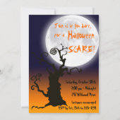 Einladung zum Spuk Halloween-Party (Rückseite)