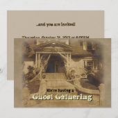 Einladung zum Spuk Halloween-Party (Vorne/Hinten)
