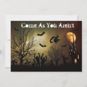 Einladung zum Spuk Halloween-Party (Vorderseite)