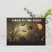 Einladung zum Spuk Halloween-Party (Stehend Vorderseite)