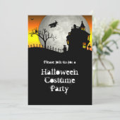 Einladung zum Spuk Halloween-Party (Stehend Vorderseite)