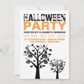 Einladung zum Spuk Halloween-Party (Vorderseite)