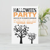 Einladung zum Spuk Halloween-Party (Stehend Vorderseite)