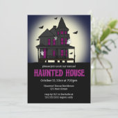 Einladung zum Spuk Halloween-Party (Stehend Vorderseite)