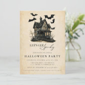 Einladung zum Spuk Halloween-Party (Stehend Vorderseite)