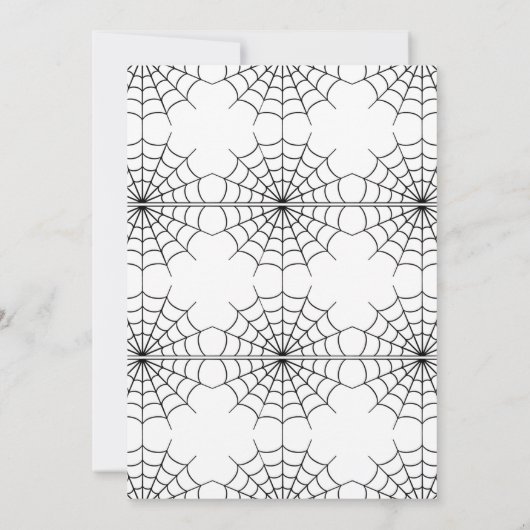 Einladung zum Spuk Haus (Rückseite)