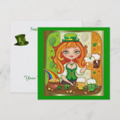 Einladung zum St. Patrick's Day (Vorne/Hinten)