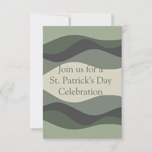Einladung zum St. Patrick's Day (Vorderseite)