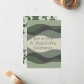Einladung zum St. Patrick's Day (Vorderseite/Rückseite Beispiel)