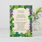 Einladung zum St. Patrick's Day Dinner (Stehend Vorderseite)