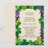 Einladung zum St. Patrick's Day Dinner (Vorne/Hinten)