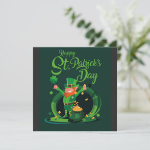 Einladung zum St. Patrick's Day Leprechaun
