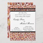 Einladung zum Stammesland der Aborigine-Hochzeit (Vorne/Hinten)