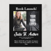 Einladung zum Start des Schwarzen Buches - Buchabd Postkarte (Vorderseite)