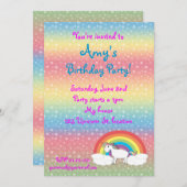 Einladung zum Stern bei Regenbogen (Vorne/Hinten)