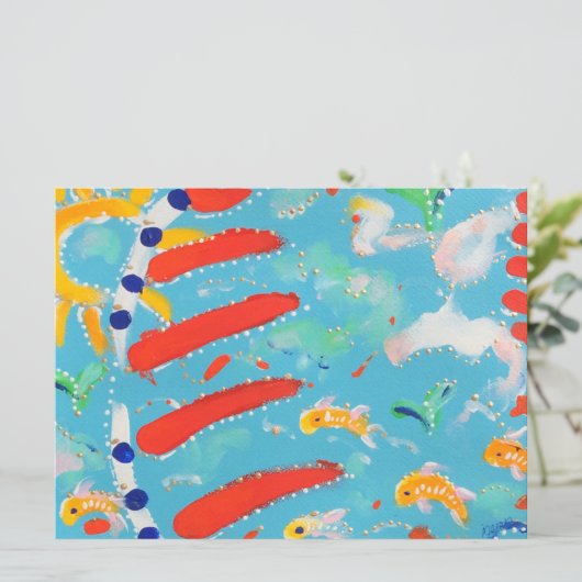 Einladung zum Strand (Stehend Vorderseite)