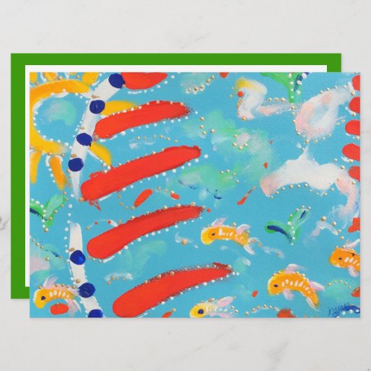 Einladung zum Strand (Vorne/Hinten)